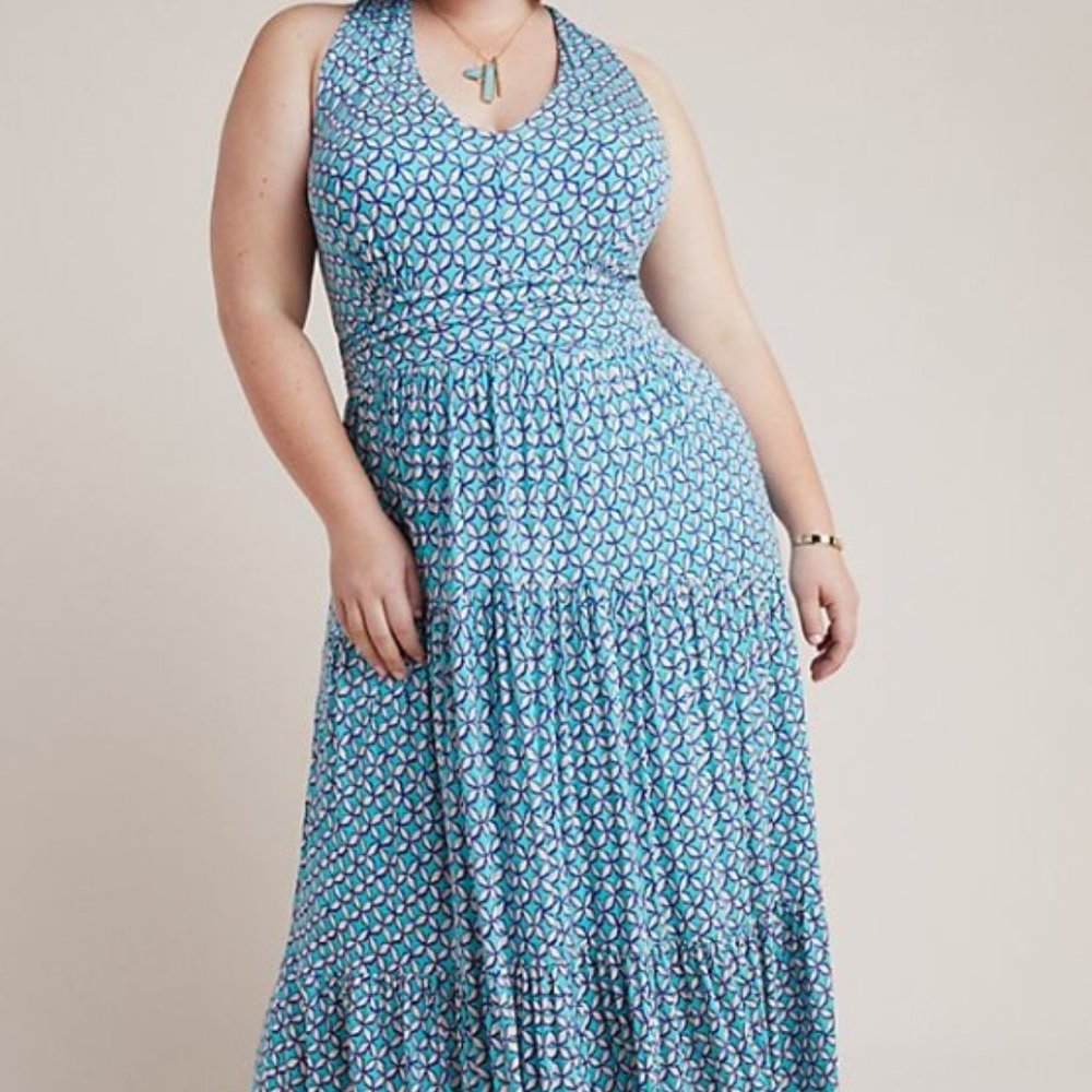 Anthropologie Mabel Halter Maxi Dress